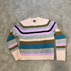 Alpaca hair striped sweater
